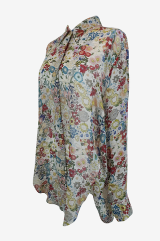 Khaite Floral Button Up sz s