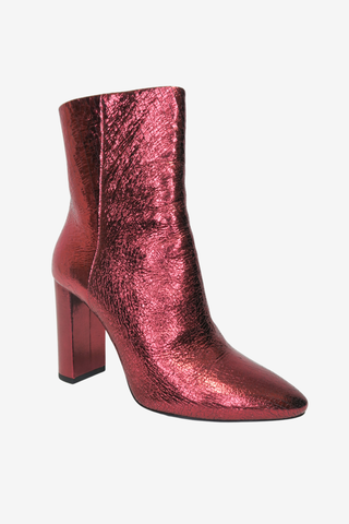 Saint Laurent Lou 95 Zip Bootie Sz 38 - Designer shoes at The Find Luxury Resale - Vancouver, Canada