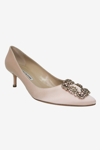 Manolo Blahnik Hangisi Pumps sz 37.5 - Designer pumps at The Find Luxury Resale - Vancouver, Canada