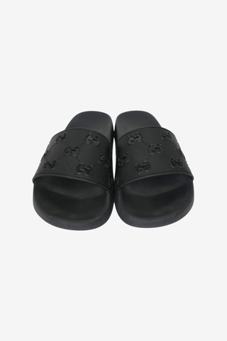 Gucci GG Rubber Slides sz 5 (men's) - Designer shoes at The Find Luxury Resale - Vancouver, Canada