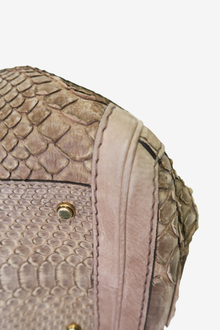 Gucci Double G Python Tote - Designer Handbags at The Find Luxury Resale - Vancouver, Canada