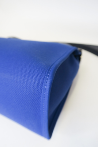 Hermès Blue Toile Herbag Zip 31 - Designer handbag at The Find Luxury Resale - Vancouver, Canada