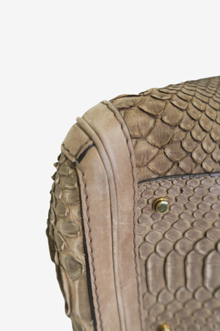 Gucci Double G Python Tote - Designer Handbags at The Find Luxury Resale - Vancouver, Canada