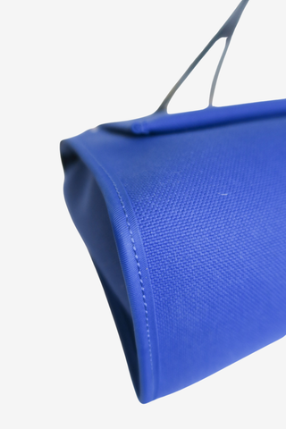 Hermès Blue Toile Herbag Zip 31 - Designer handbag at The Find Luxury Resale - Vancouver, Canada