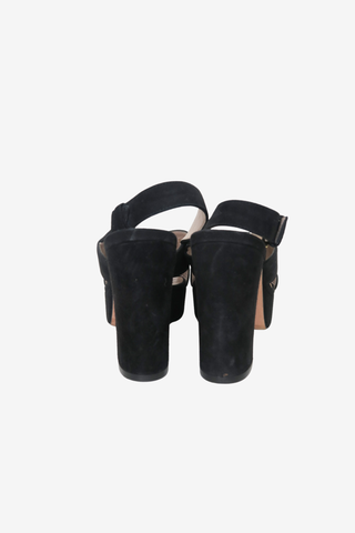Stuart Weitzman Suede Sandals sz 7.5 - Designer sandals at The Find Luxury Resale - Vancouver, Canada