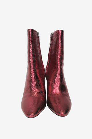 Saint Laurent Lou 95 Zip Bootie Sz 38 - Designer shoes at The Find Luxury Resale - Vancouver, Canada