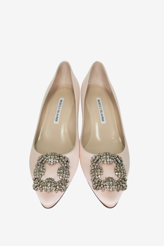 Manolo Blahnik Hangisi Pumps sz 37.5 - Designer pumps at The Find Luxury Resale - Vancouver, Canada