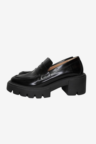 Stuart Weitzman Black Loafers sz 9.5 - Designer Loafer at The Find Luxury Resale - Vancouver, Canada