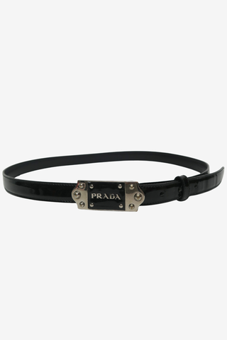 Prada Vintage Patent Belt sz 90 - Designer belt at The Find Luxury Resale - Vancouver, Canada