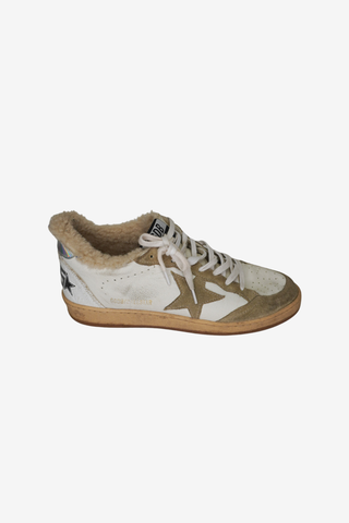 Golden Goose Fur Sneakers sz 39