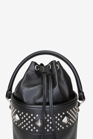 Saint Laurent Bahia Studded Bucket Bag