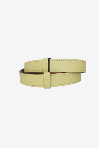 Hermès 18 mm Epsom Leather Kelly Belt - Designer belt at The Find Luxury Resale - Vancouver, Canada