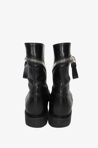 Alexander McQueen Leather Boots sz 38 - Designer boots at The Find Luxury Resale - Vancouver, Canada
