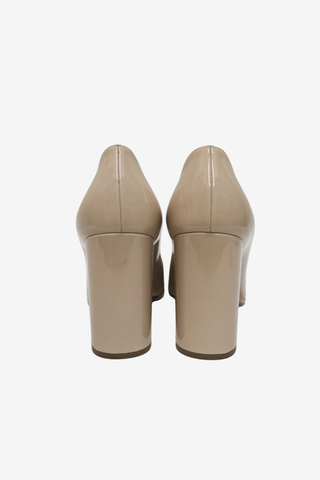 Prada Nude Patent Pump sz 39.5 - Designer pumps at The Find Luxury Resale - Vancouver, Canada
