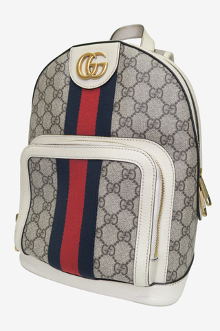 Gucci GG Supreme Small Ophidia Backpack - Designer backpack at The Find Luxury Resale - Vancouver, Canada
