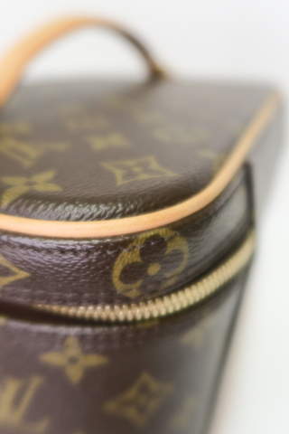 Louis Vuitton Monogram Nice Train Case w/ Strap - Designer Handbags at The Find Luxury Resale - Vancouver, Canada