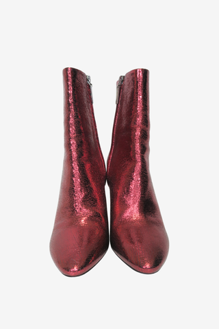 Saint Laurent Lou 95 Zip Bootie Sz 38 - Designer shoes at The Find Luxury Resale - Vancouver, Canada