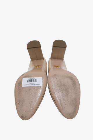 Prada Nude Patent Pump sz 39.5 - Designer pumps at The Find Luxury Resale - Vancouver, Canada