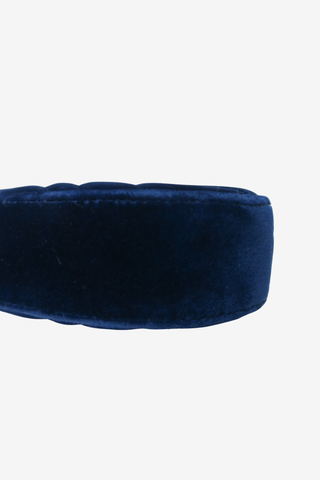 Gucci Blue Velvet Marmont Belt Bag