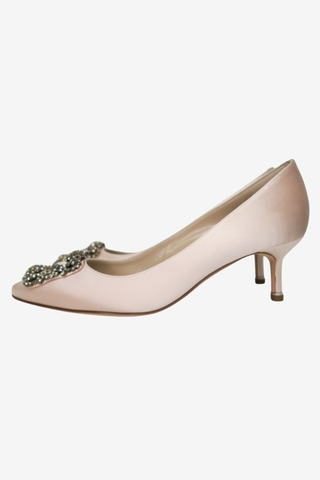 Manolo Blahnik Hangisi Pumps sz 37.5 - Designer pumps at The Find Luxury Resale - Vancouver, Canada