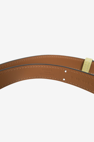 Hermès 18 mm Epsom Leather Kelly Belt - Designer belt at The Find Luxury Resale - Vancouver, Canada