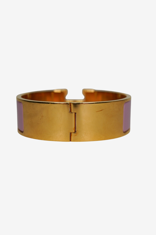 Hermes Clic Clac Bracelet Pink - Designer Bracelet at The Find Luxury Resale - Vancouver, Canada