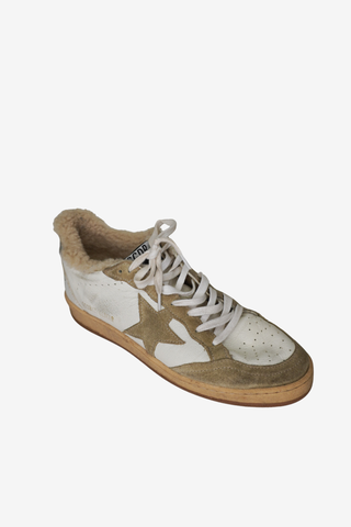 Golden Goose Fur Sneakers sz 39
