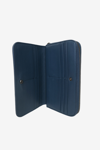 Bottega Veneta Blue Wallet - Designer at The Find Luxury Resale - Vancouver, Canada