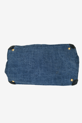 Prada Blue Denim Gardener's Bag - Designer handbag at The Find Luxury Resale - Vancouver, Canada