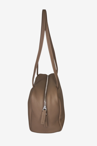 The Row Altra Grained Leather Shoulder Bag - Designer handbag at The Find Luxury Resale - Vancouver, Canada