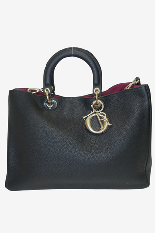 Christian Dior Leather Diorissimo Large - Designer handbag at The Find Luxury Resale - Vancouver, Canada