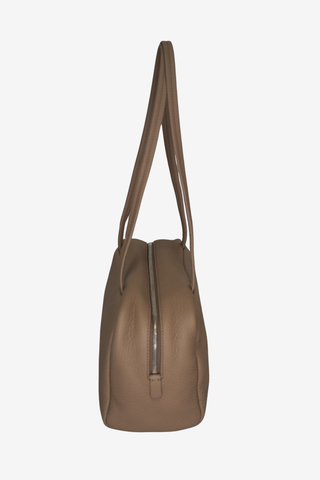 The Row Altra Grained Leather Shoulder Bag - Designer handbag at The Find Luxury Resale - Vancouver, Canada