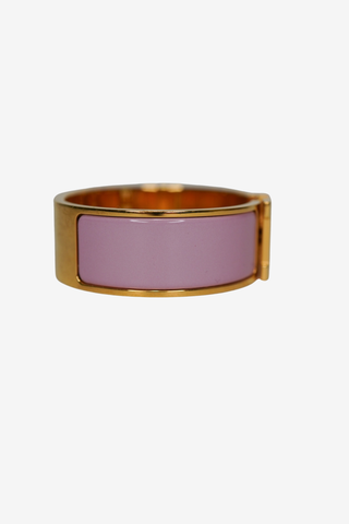 Hermes Clic Clac Bracelet Pink - Designer Bracelet at The Find Luxury Resale - Vancouver, Canada