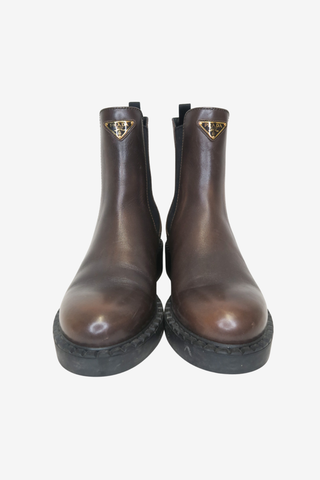 Prada Leather Chelsea Boots sz 39 - Designer shoes at The Find Luxury Resale - Vancouver, Canada