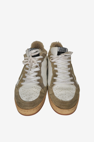 Golden Goose Fur Sneakers sz 39