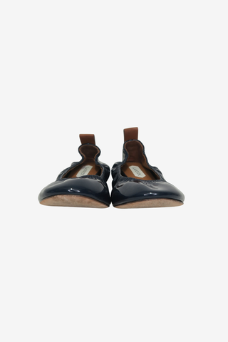 Lanvin Patent Ballet Flats sz 38 - Designer Flats at The Find Luxury Resale - Vancouver, Canada