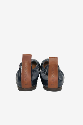 Lanvin Patent Ballet Flats sz 38 - Designer Flats at The Find Luxury Resale - Vancouver, Canada