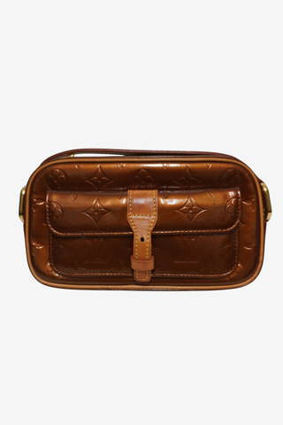 Louis Vuitton Monogram Vernis Christie MM Gold - Designer Handbags at The Find Luxury Resale - Vancouver, Canada