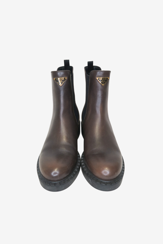 Prada Leather Chelsea Boots sz 39 - Designer shoes at The Find Luxury Resale - Vancouver, Canada
