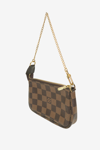 Louis Vuitton Damier Ebene Mini Pochette - Designer handbag at The Find Luxury Resale - Vancouver, Canada