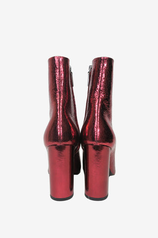 Saint Laurent Lou 95 Zip Bootie Sz 38 - Designer shoes at The Find Luxury Resale - Vancouver, Canada