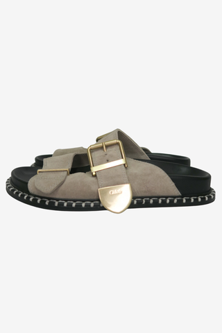 Chloe Suede Sandals sz 36 - Designer heels at The Find Luxury Resale - Vancouver, Canada