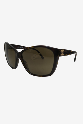 Chanel Brown Sunglasses - Designer sunglasses at The Find Luxury Resale - Vancouver, Canada