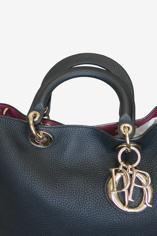 Christian Dior Leather Diorissimo Large - Designer handbag at The Find Luxury Resale - Vancouver, Canada