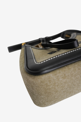 Balmain Canvas Shoulder Bag