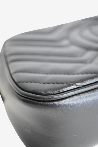 Gucci GG Marmont Medium Camera Bag Black - Designer Handbags at The Find Luxury Resale - Vancouver, Canada
