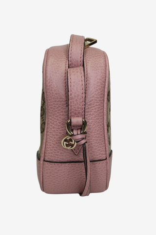 Gucci Bree GG Canvas Leather Crossbody Bag - Designer Handbags at The Find Luxury Resale - Vancouver, Canada