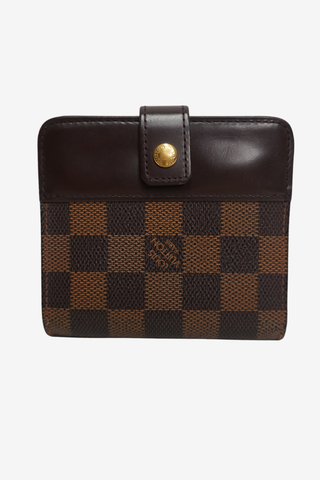 Louis Vuitton Damier Ebene Compact Zip Wallet