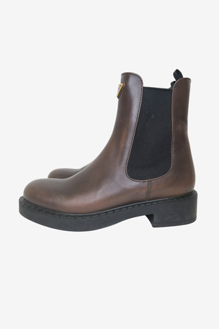 Prada Leather Chelsea Boots sz 39 - Designer shoes at The Find Luxury Resale - Vancouver, Canada