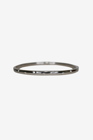 Tiffany & Co. Platinum and Diamond Etoile Bangle - Designer Bracelets at The Find Luxury Resale - Vancouver, Canada